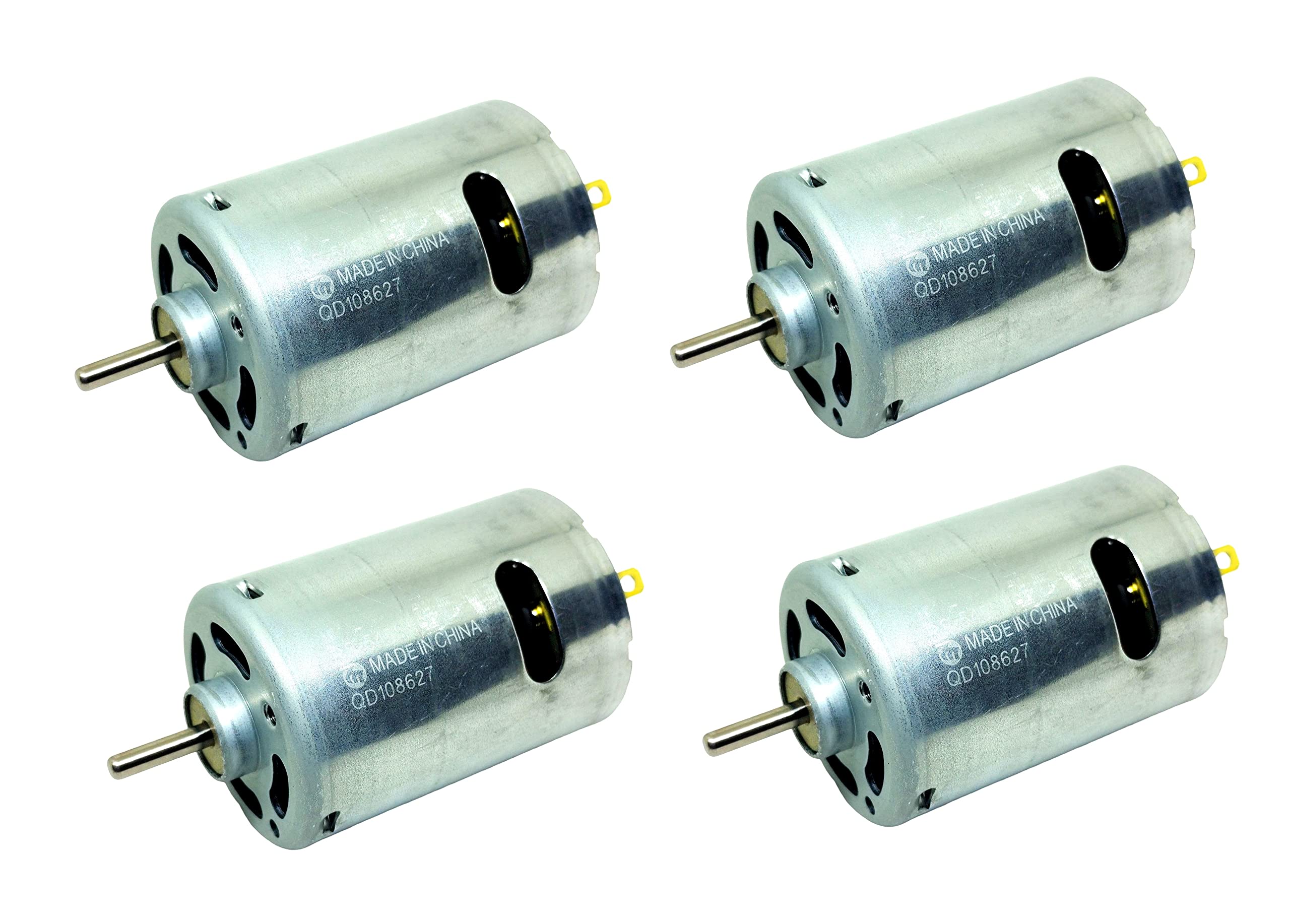 INVENTO 4Pcs RS-545 SH DC Motor 6V - 24V 12V DC High Speed 6800